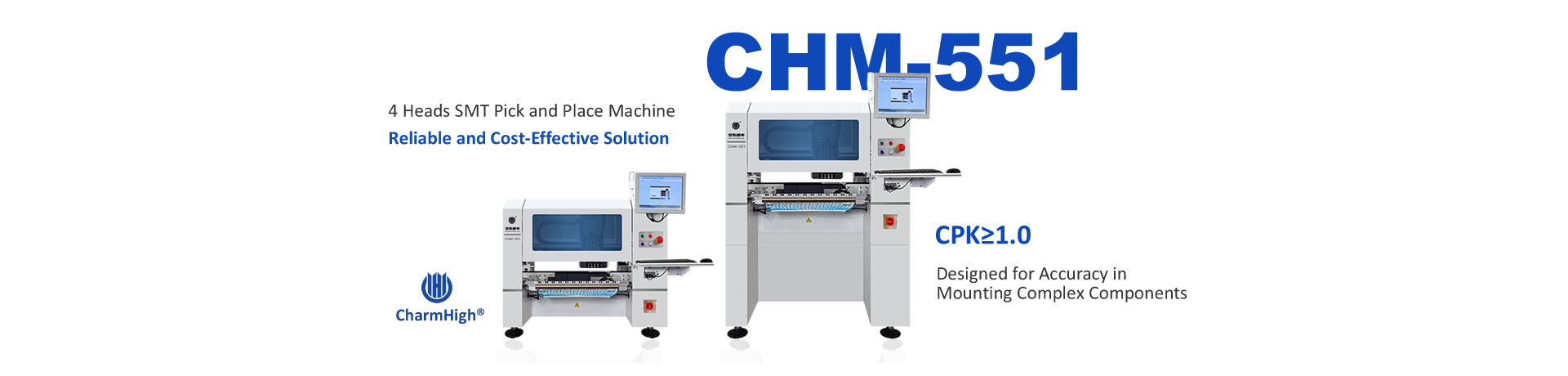 CHM-551 4 Heads Pick and Place Machine