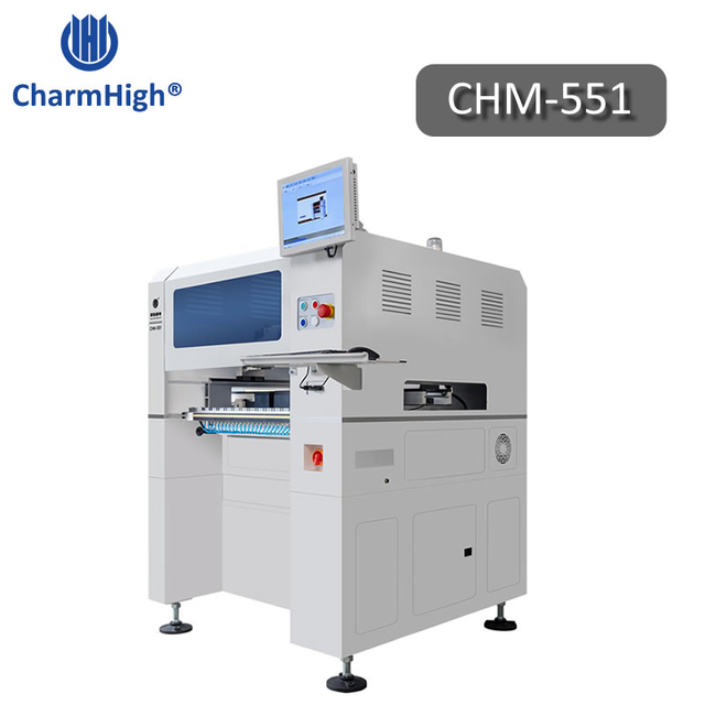 CPK Test Passed ≥1.0 Genius Charmhigh CHM-551 SMT Pick and Place Machine Robot 0201 BGA...