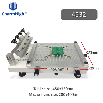 High Precision Solder Paste Stencil Printer 3040 SMT Manual Solder Paste Printer